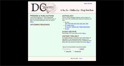 Desktop Screenshot of dcpoetry.com